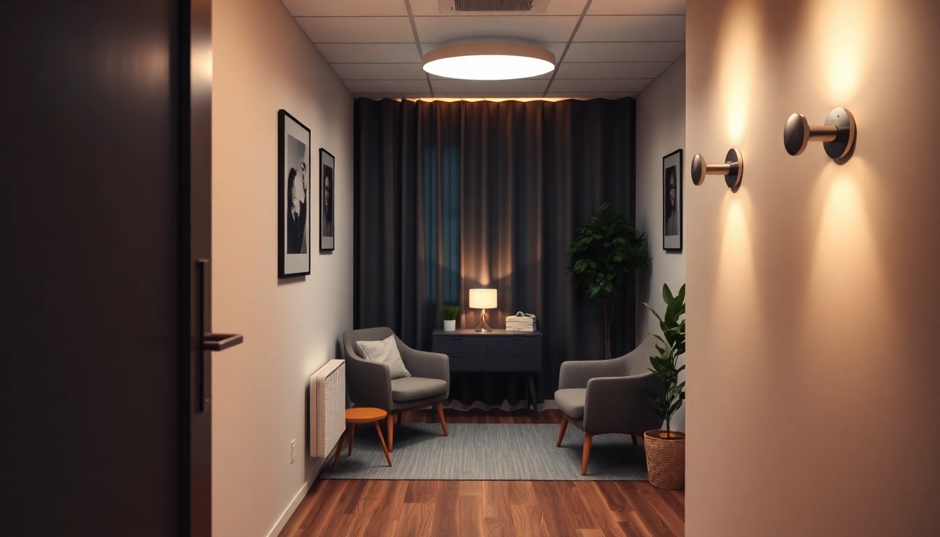 Psycholog Lublin providing a comforting and professional therapy session in a welcoming office environment.