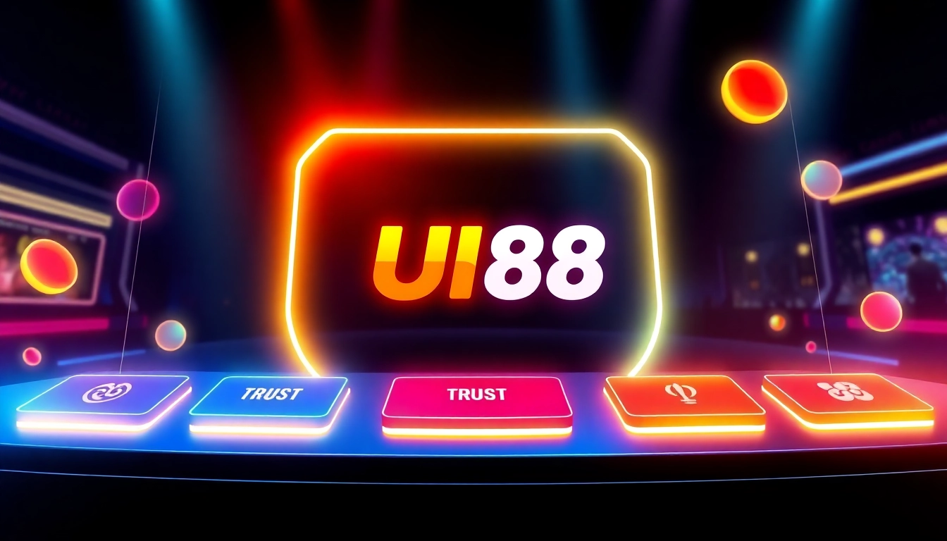 Engaging image showcasing the UU88 online casino platform with vibrant colors and user-friendly design to attract players and build trust.