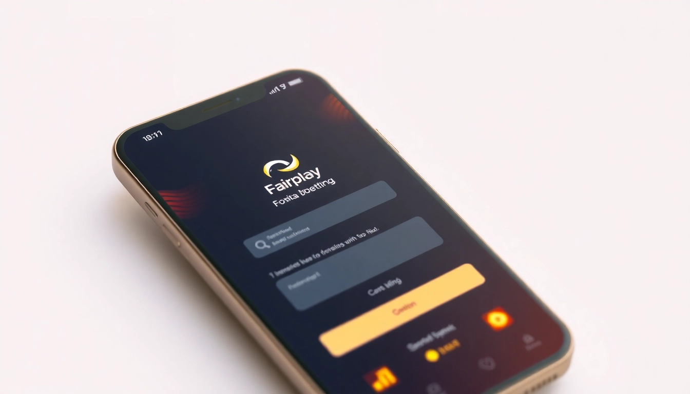Fairplay sports betting login page showcasing a user-friendly interface with bright colors and clear calls to action for smooth access to Indian betting services.
