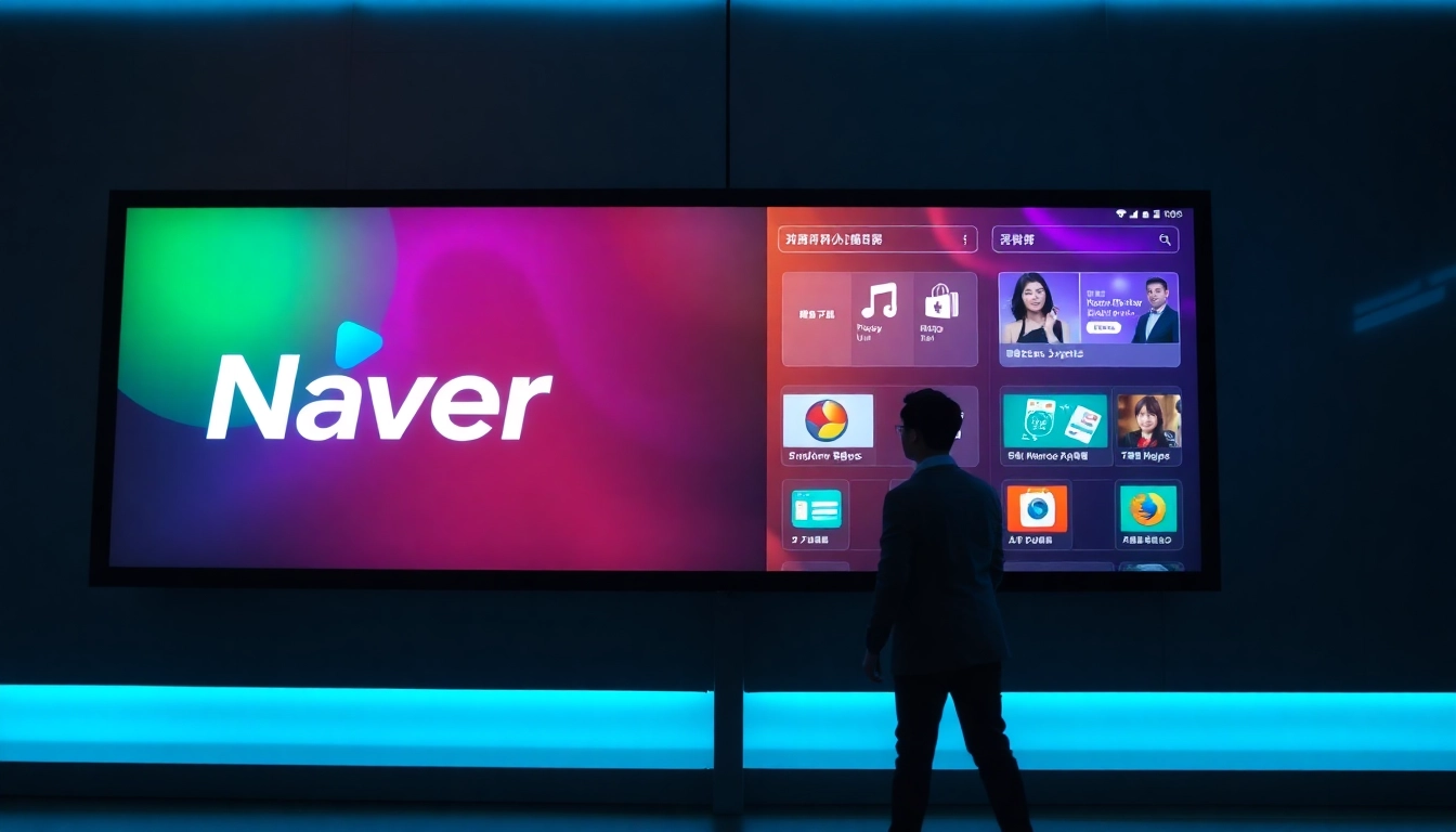 Visit Naver for comprehensive online services, including search, blogs, and maps, in a vibrant digital environment.