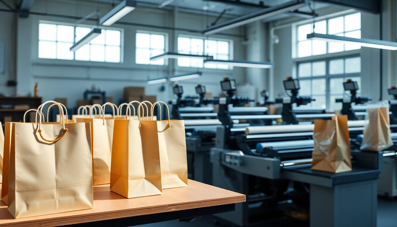 High-quality torba papierowa displayed with creative branding design on a clean background for