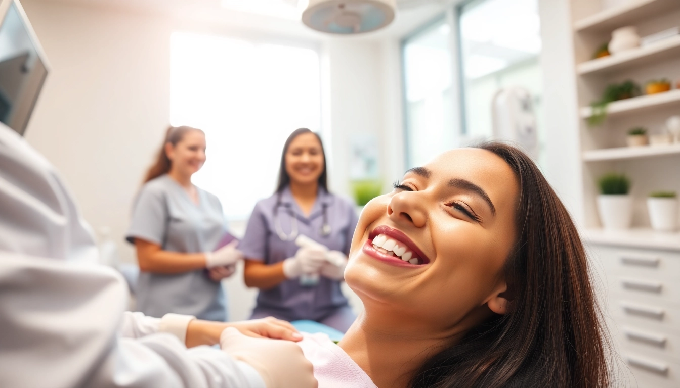 Ventura Bright Dental team providing friendly dental care in a warm, modern office environment