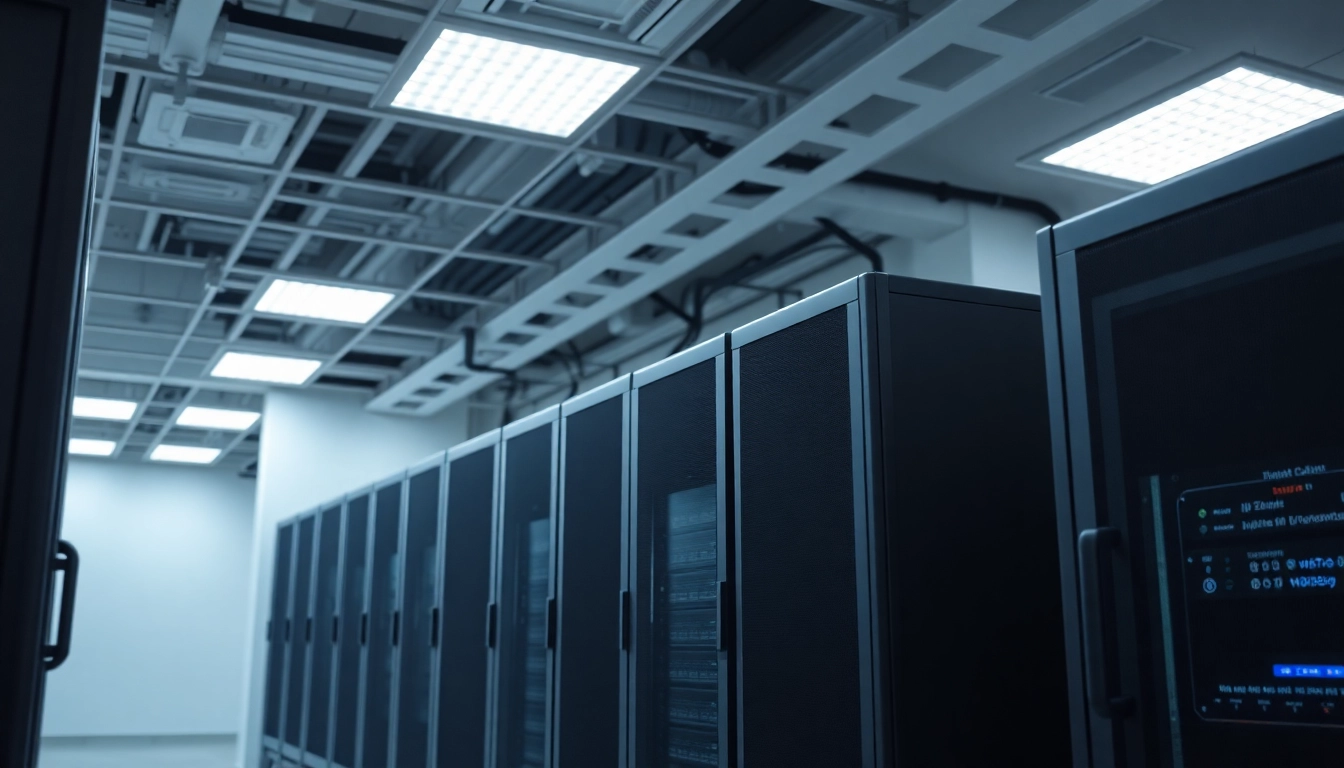 Professional image showcasing high-quality refurbished servers in a modern data center setting